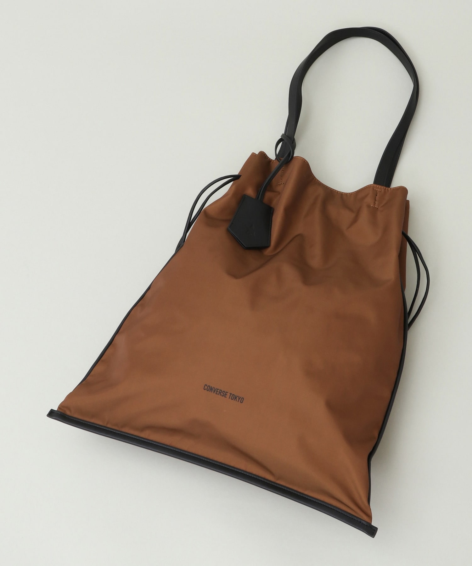 BIG NYLON GATHER TOTE BAG